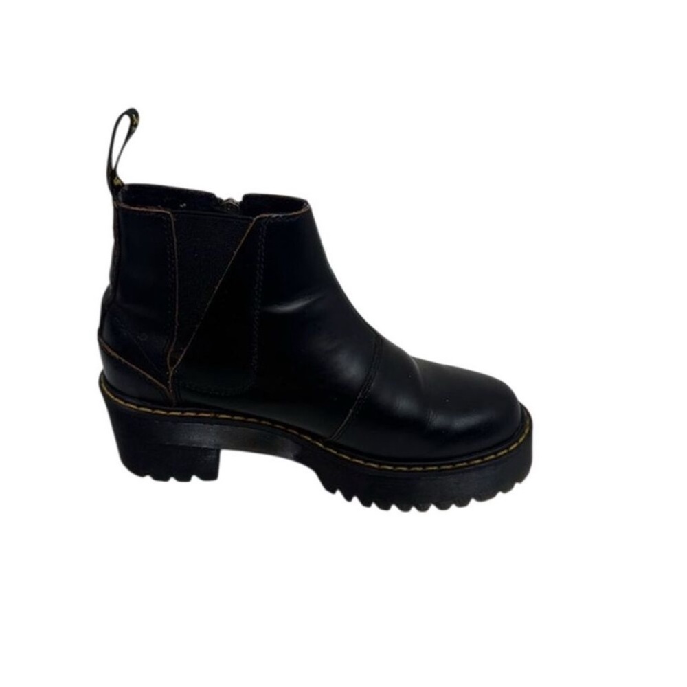 EUC DR.MARTENS Slip On  Ankle boot with  zipper. Women’s SZ 6  WORN ONCE